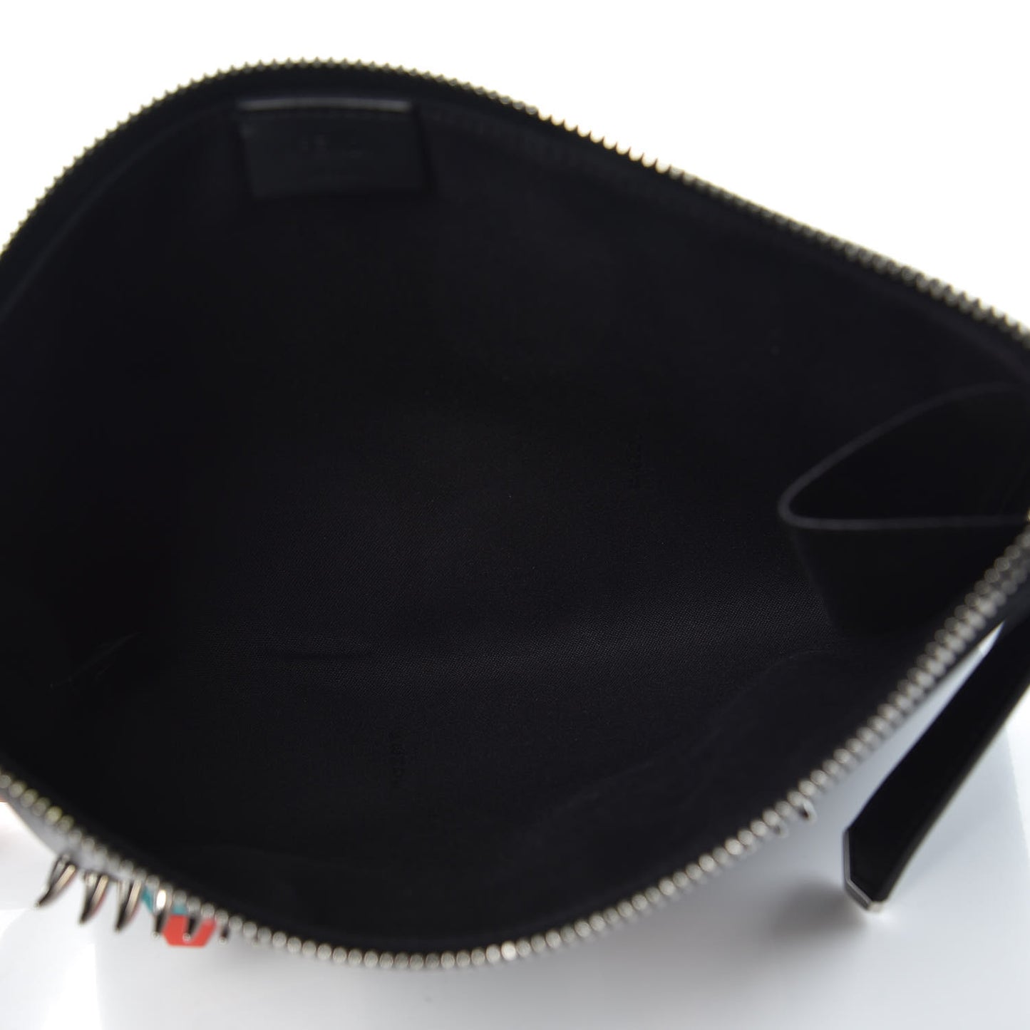 Vitello Century Hypnoteyes Zip Around Pouch Black
