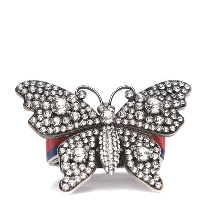 Gucci Web Crystal Butterfly Bracelet 1 of 4