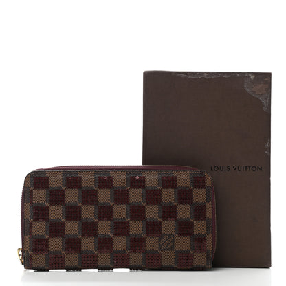 Louis Vuitton Damier Paillettes Zippy Wallet Red 10 of 10