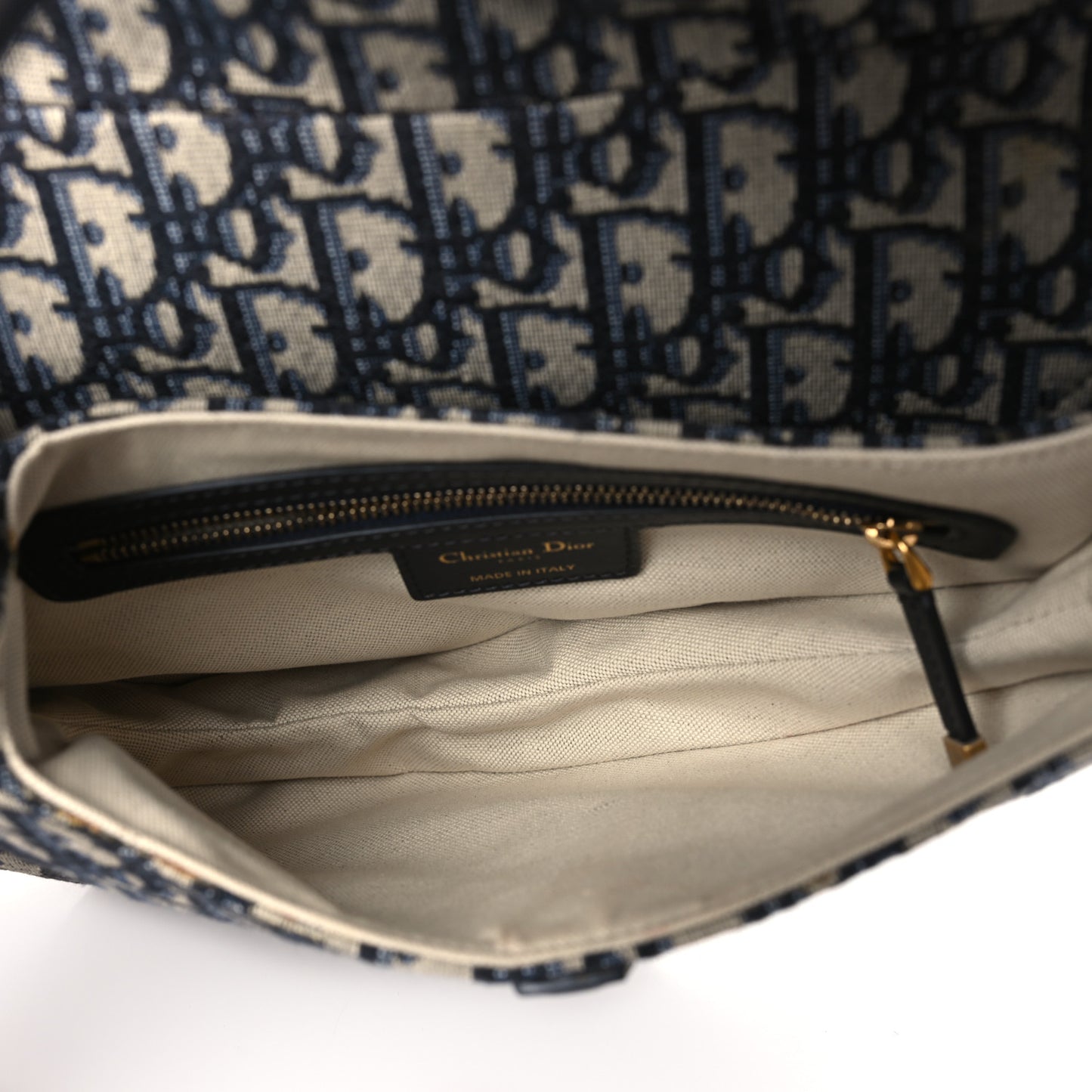 Oblique Saddle Bag Blue