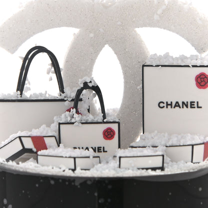 Chanel Glass CC Shopping Bag Snow Globe 4 of 6