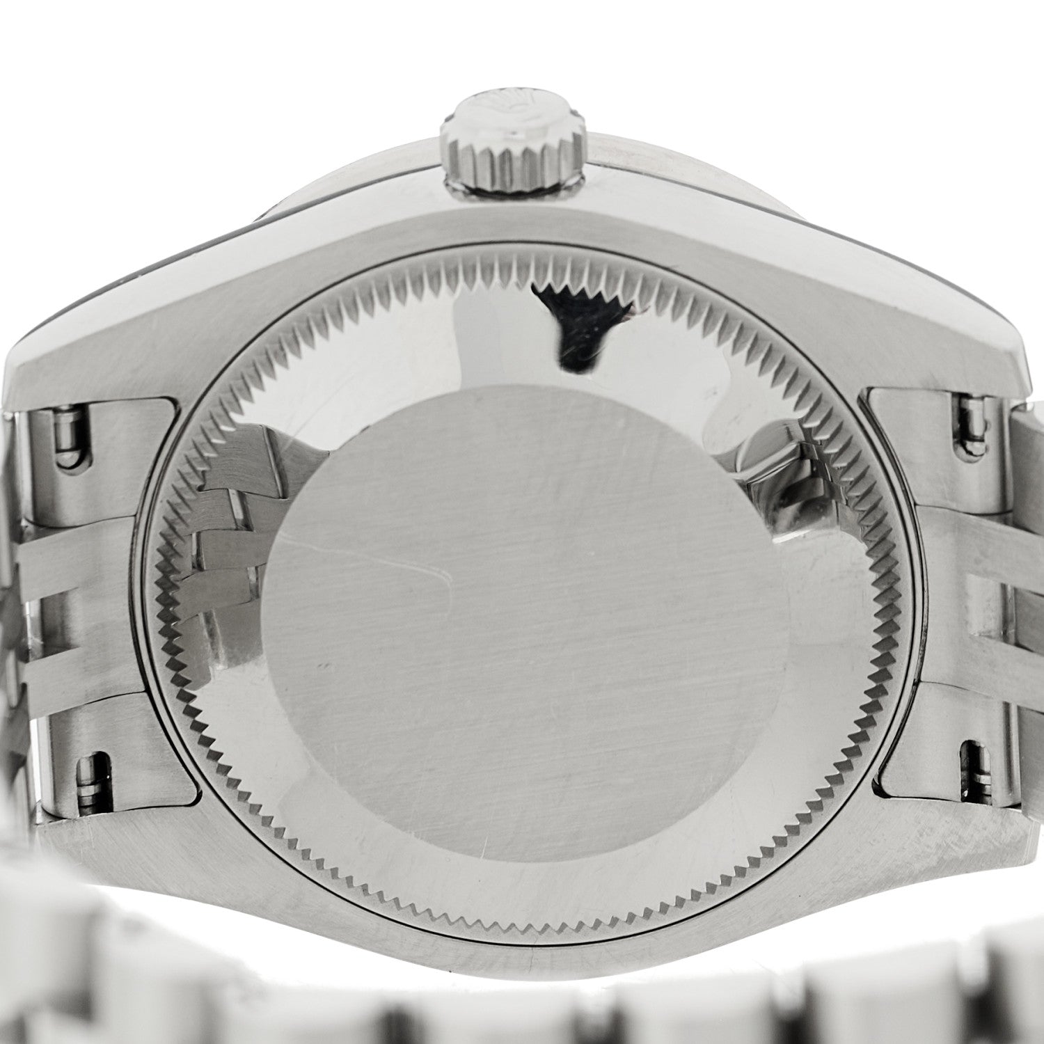 Rolex Stainless Steel 18K White Gold Diamond Bezel 31mm Oyster Perpetual Datejust Watch Silver 278384RBR 8 of 8