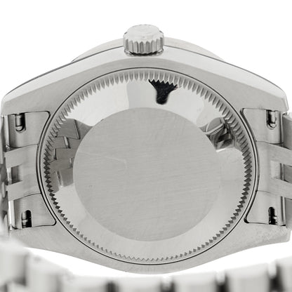 Rolex Stainless Steel 18K White Gold Diamond Bezel 31mm Oyster Perpetual Datejust Watch Silver 278384RBR 8 of 8