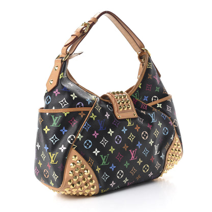 Louis Vuitton Monogram Multicolor Chrissie Black 3 of 16