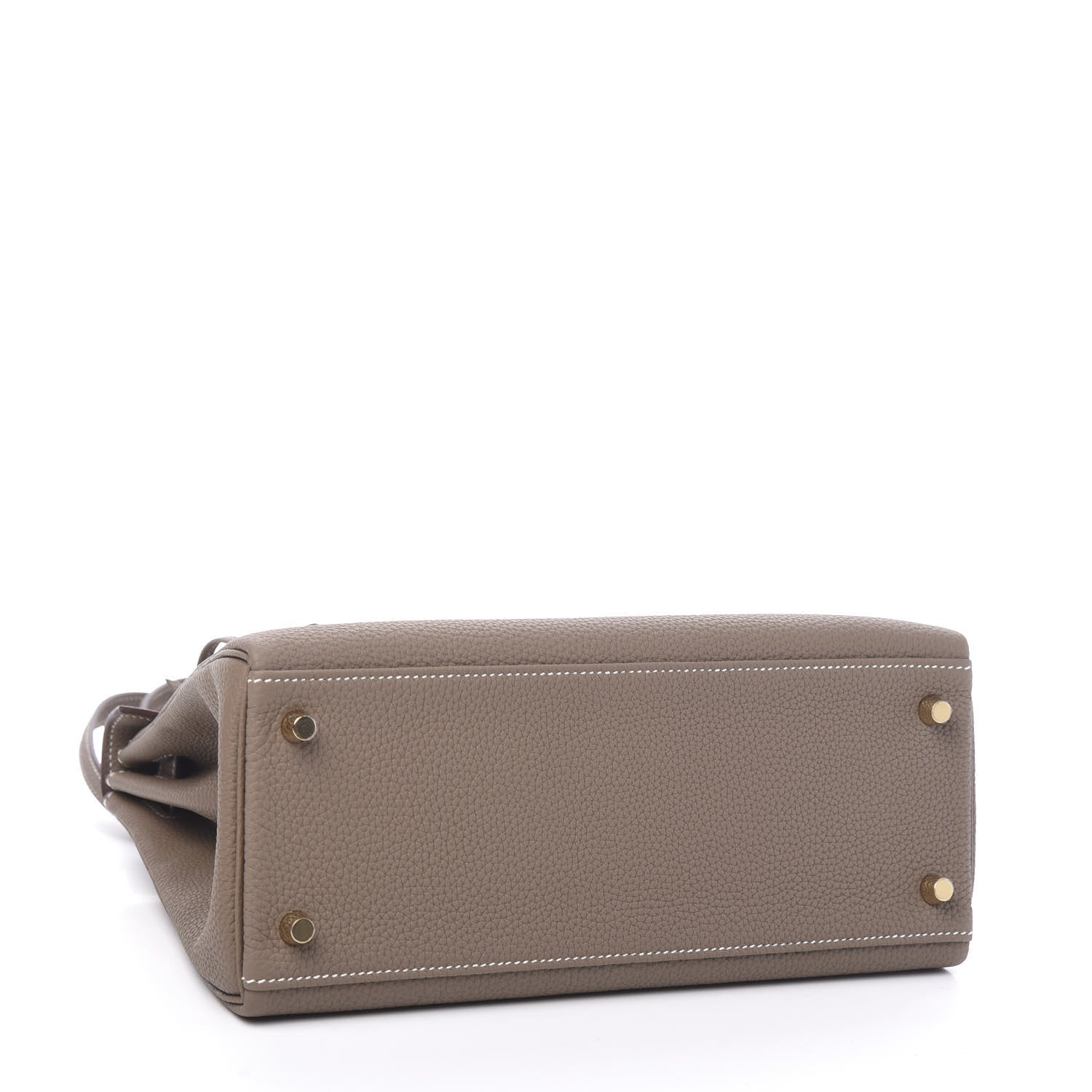 Hermes Togo Kelly Retourne 28 Etoupe 3 of 10