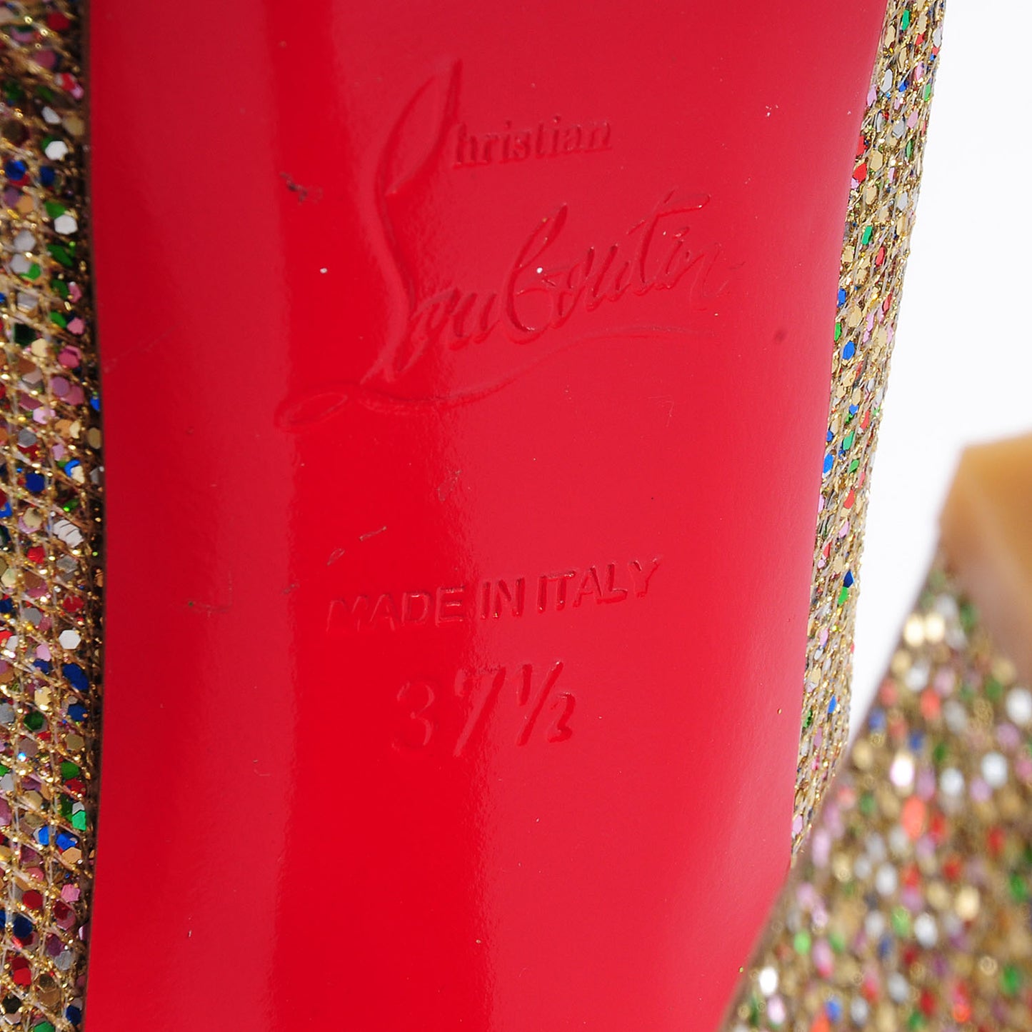 Glitter Bibi 140 Pumps 37.5 Gold