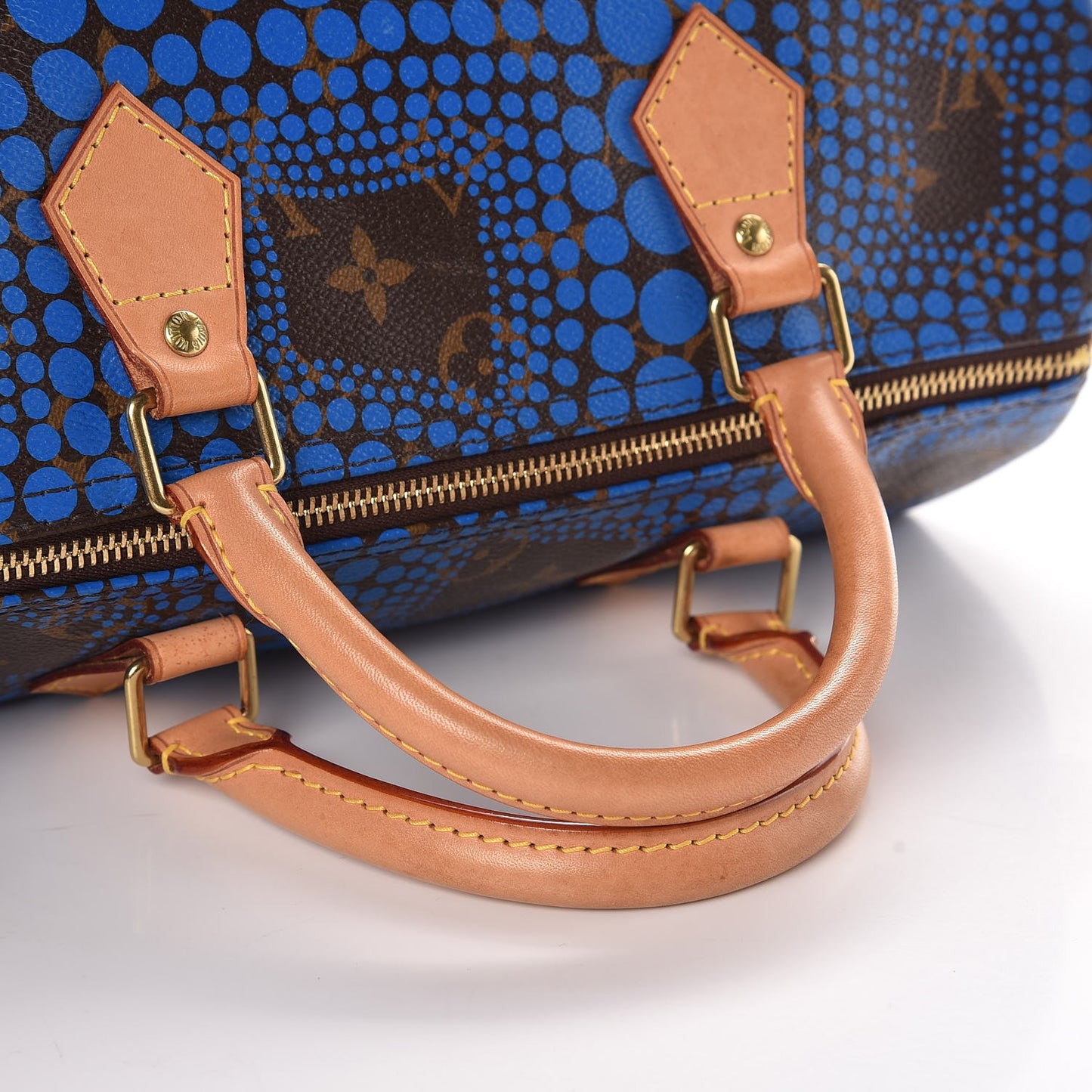 Monogram Kusama Town Speedy 30 Blue