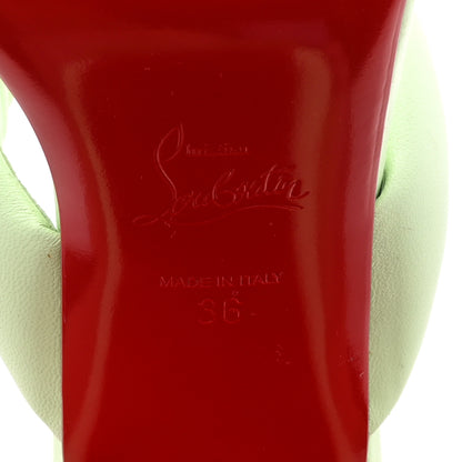 Christian Louboutin Nappa Inflama Sab 85 Sandals 36 Studio Green 8 of 9
