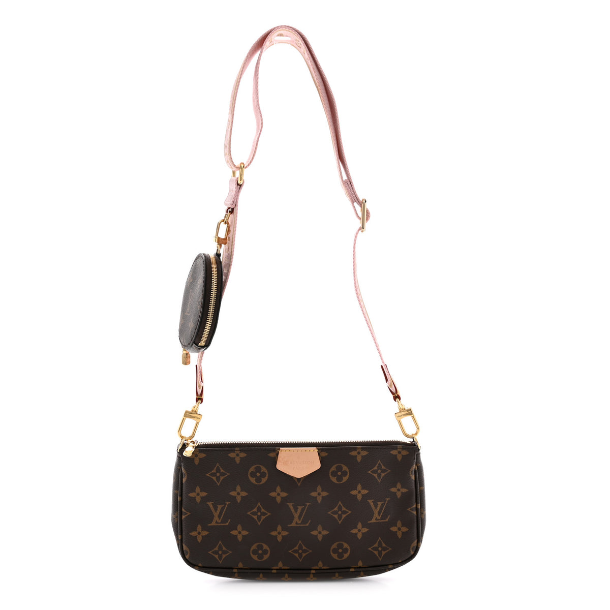 Louis Vuitton Monogram Multi Pochette Accessories Large Pochette Rose Clair 1 of 11