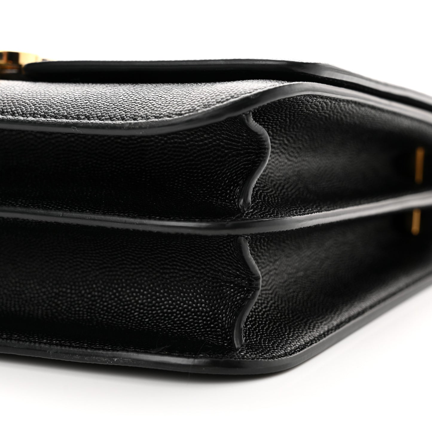 Grained Calfskin Medium TB Bag Black