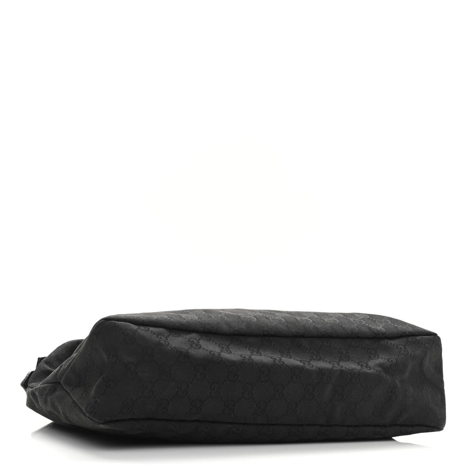 Gucci Monogram Medium Horsebit Chain Hobo Black 3 of 10