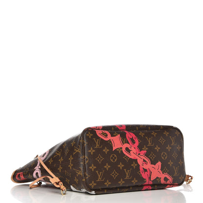 Louis Vuitton Monogram Bay Neverfull MM Rose Ballerine Poppy 4 of 16