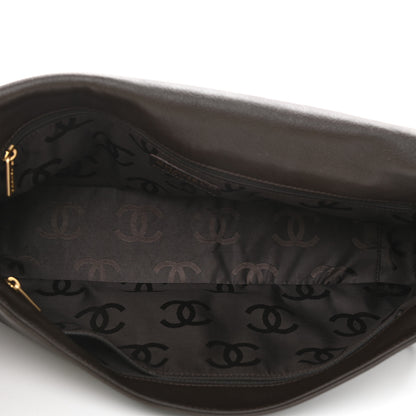Chanel Calfskin Large Satchel Brown 4 of 9