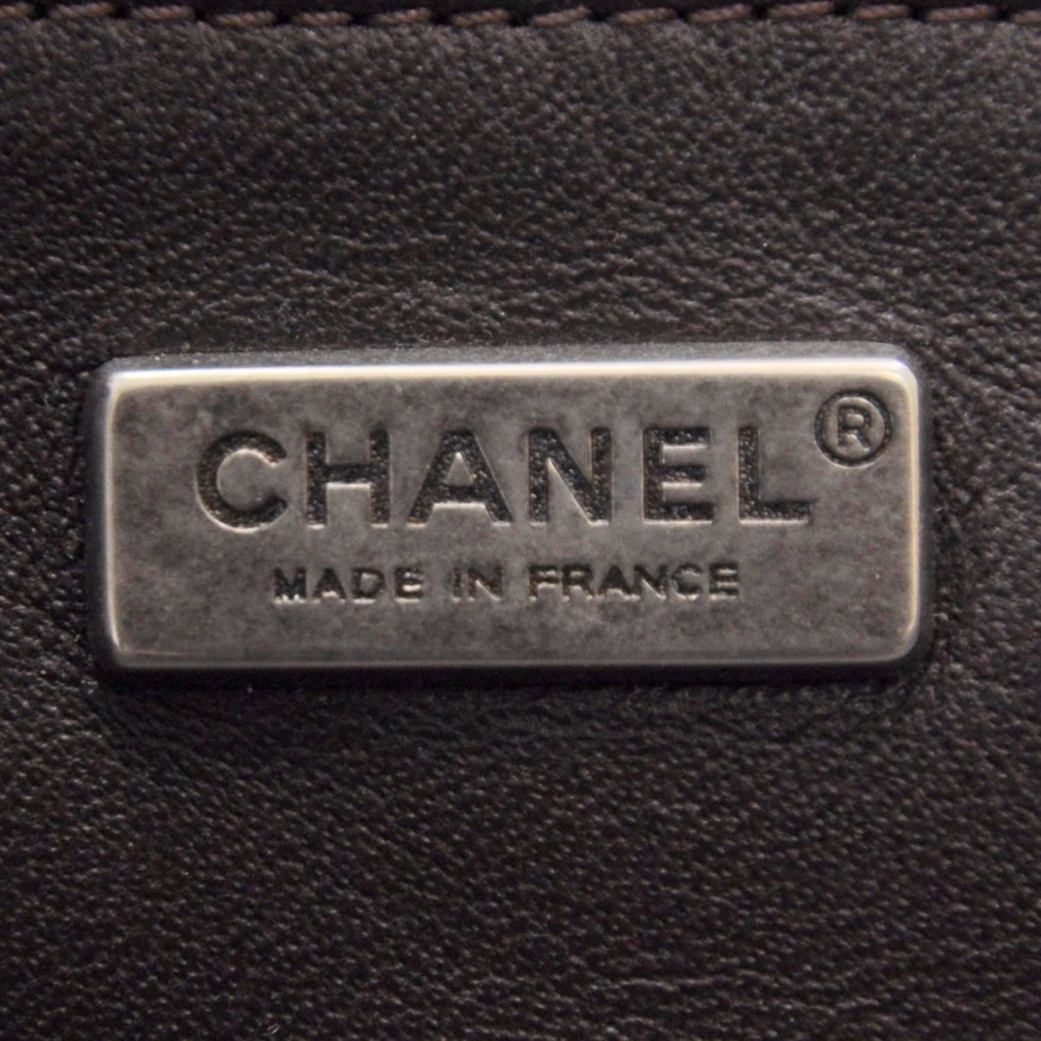 Chanel Python Cerf Shopper Tote 7 of 9