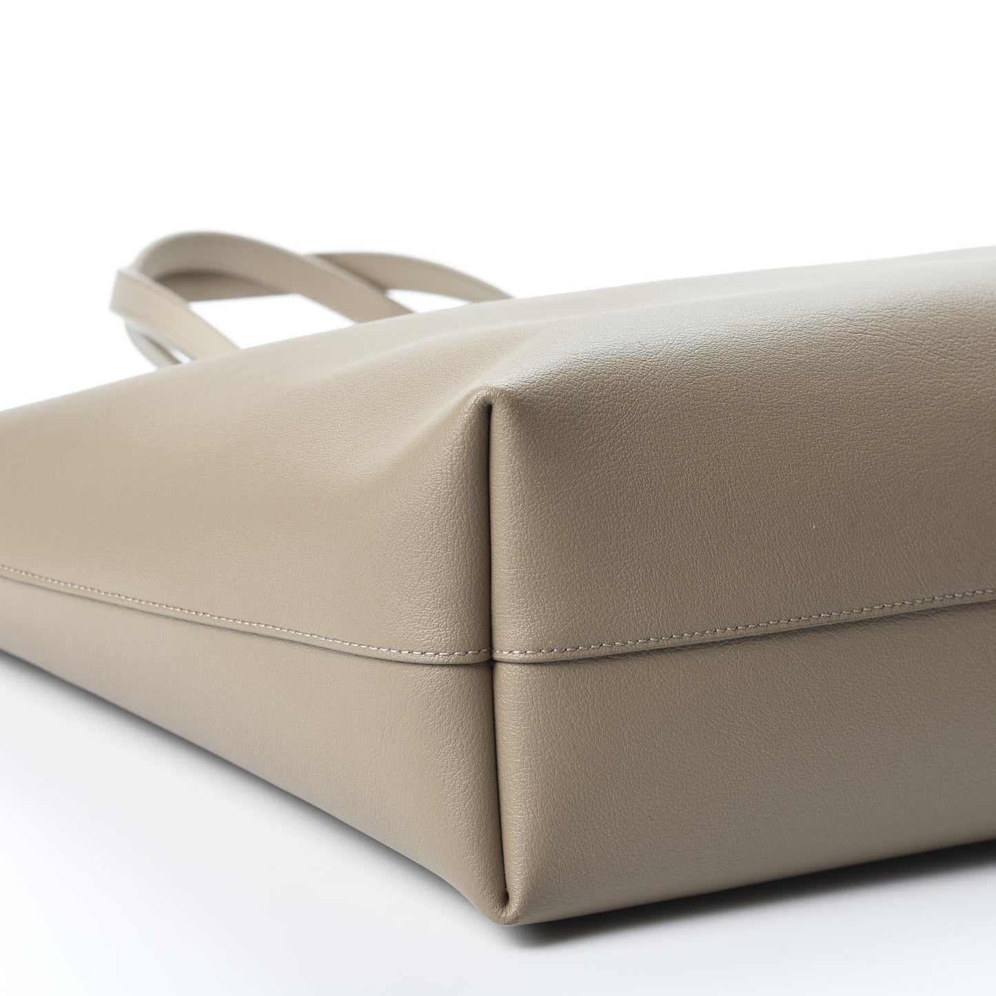 Calfskin Large Shopping Tote Taupe