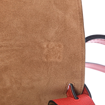 Loewe Soft Grain Calfskin Small Gate Crossbody Bag Scarlet Red Burnt Red 10 of 10
