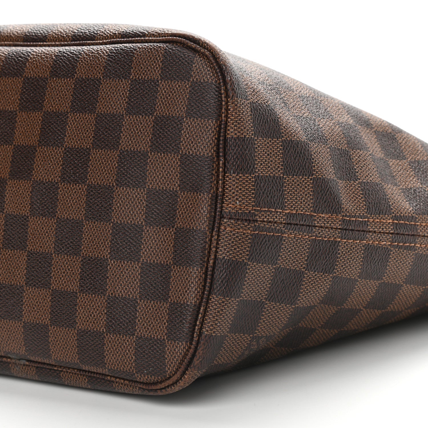 Louis Vuitton Damier Ebene Neo Neverfull MM Rose Ballerine 10 of 11