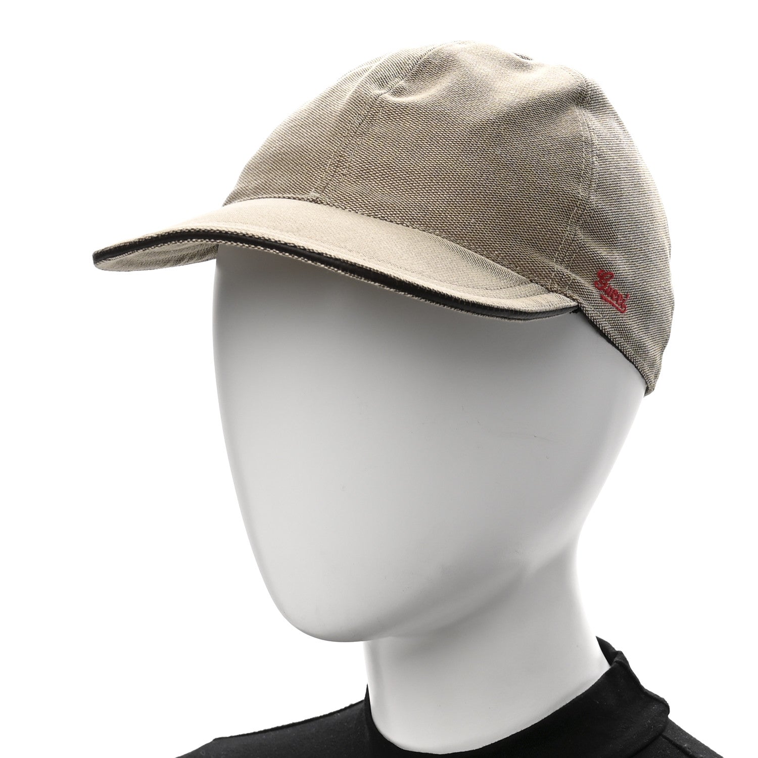 Gucci Canvas Embroidered Logo Baseball Hat L Beige 2 of 9
