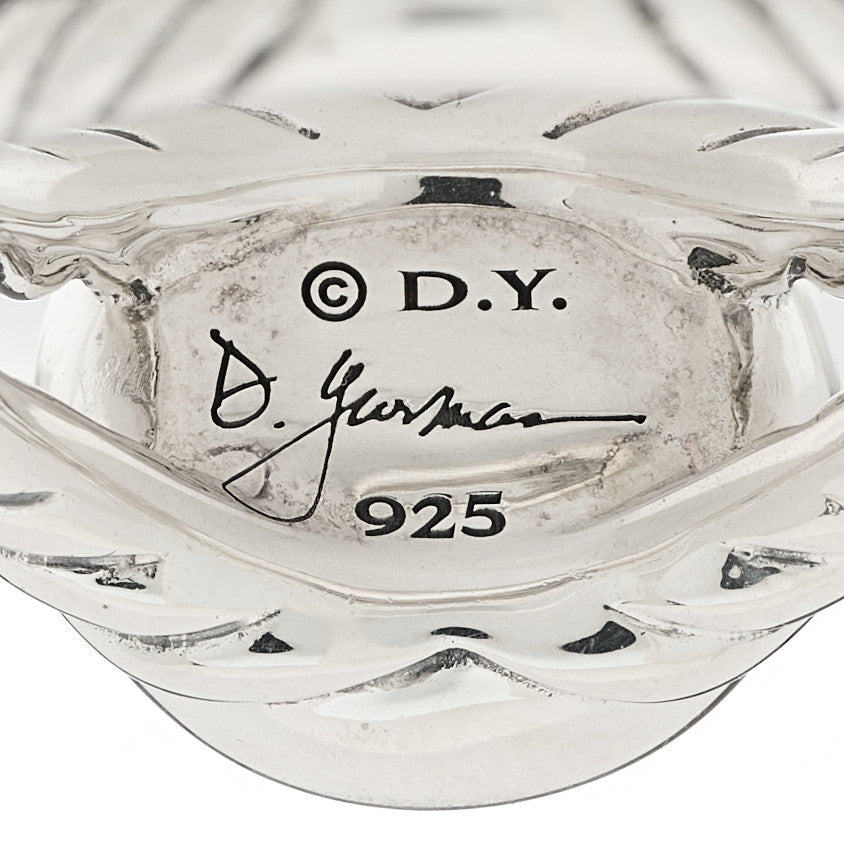 Sterling Silver Diamond Pearl 8mm Petite Cerise Ring 54 7