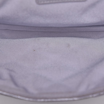 Chanel Iridescent Calfskin Quilted Large Roll Reissue Clutch Silver 8 of 12