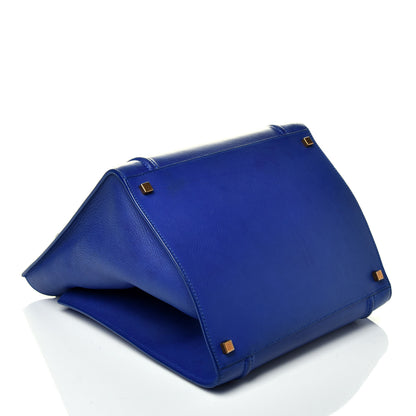 Celine Supple Calfskin Medium Phantom Luggage Royal Blue 6 of 12