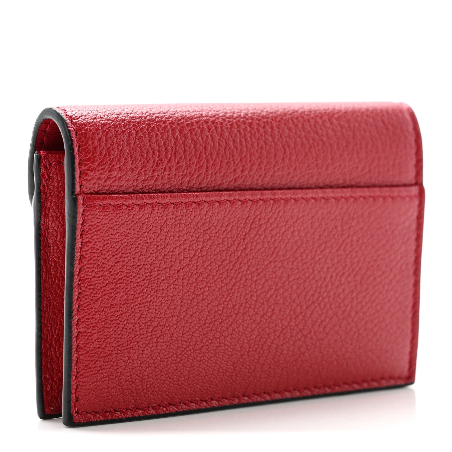 Goatskin Saddle Card Holder Mexican Red