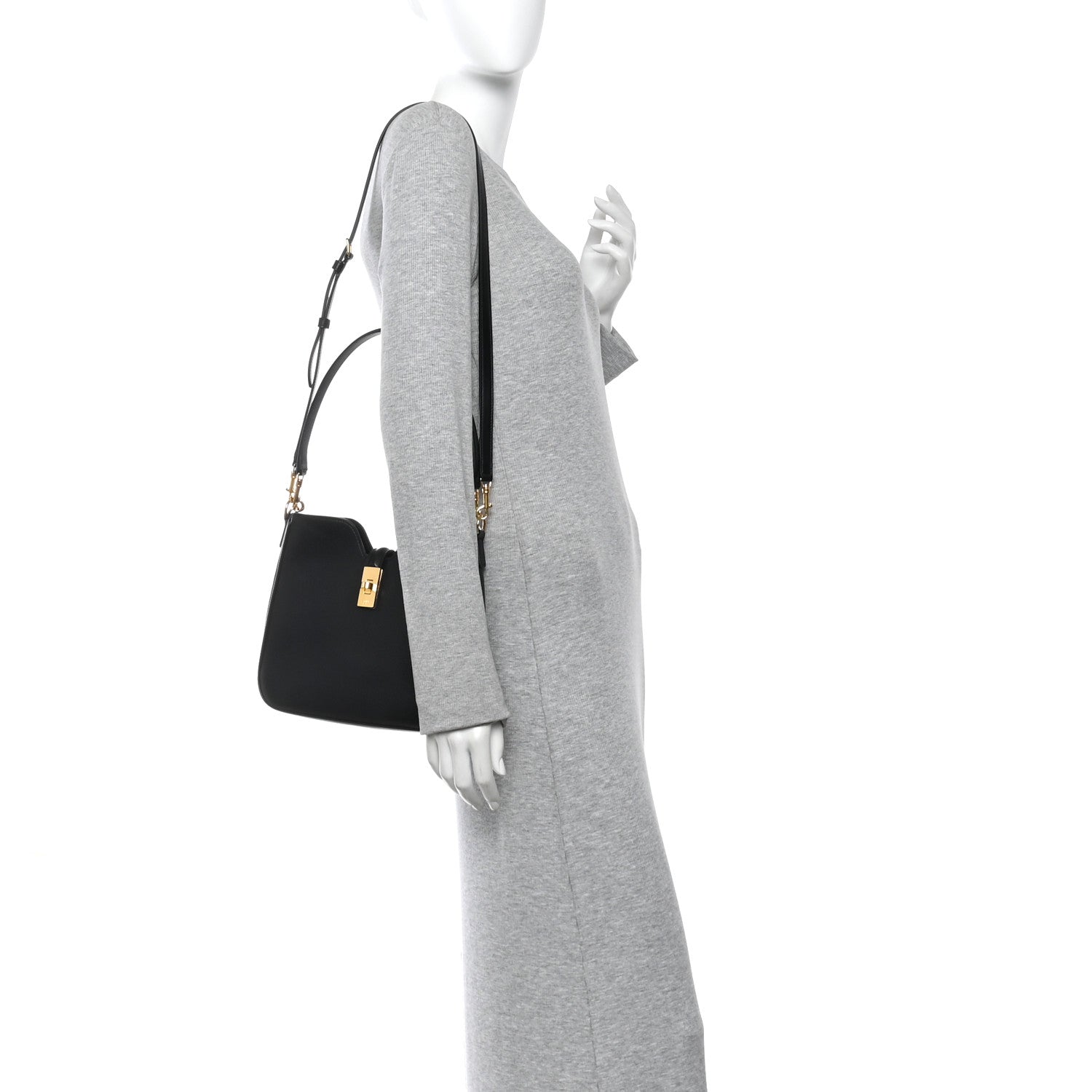 Celine Smooth Calfskin Small Camille 16 Soft Bag Black 2 of 9