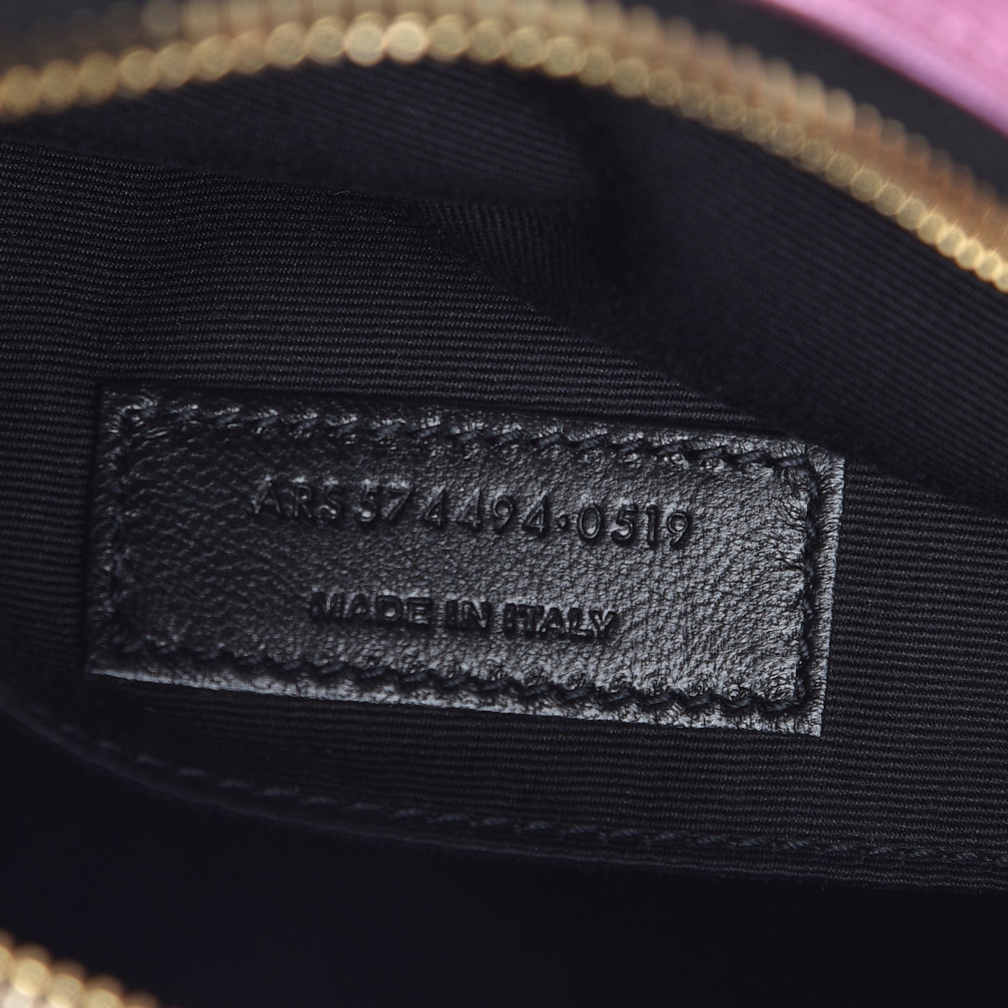 Metallic Calfskin Matelasse Monogram Lou Camera Bag Vegas Pink
