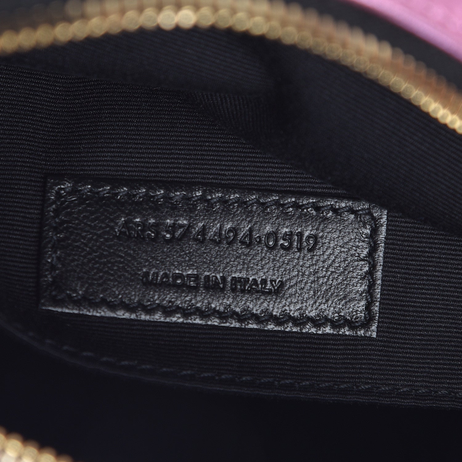 Saint Laurent Metallic Calfskin Matelasse Monogram Lou Camera Bag Vegas Pink 7 of 10