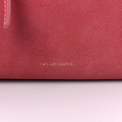 Mansur Gavriel Suede Large Sun Bag Blush 12 of 13
