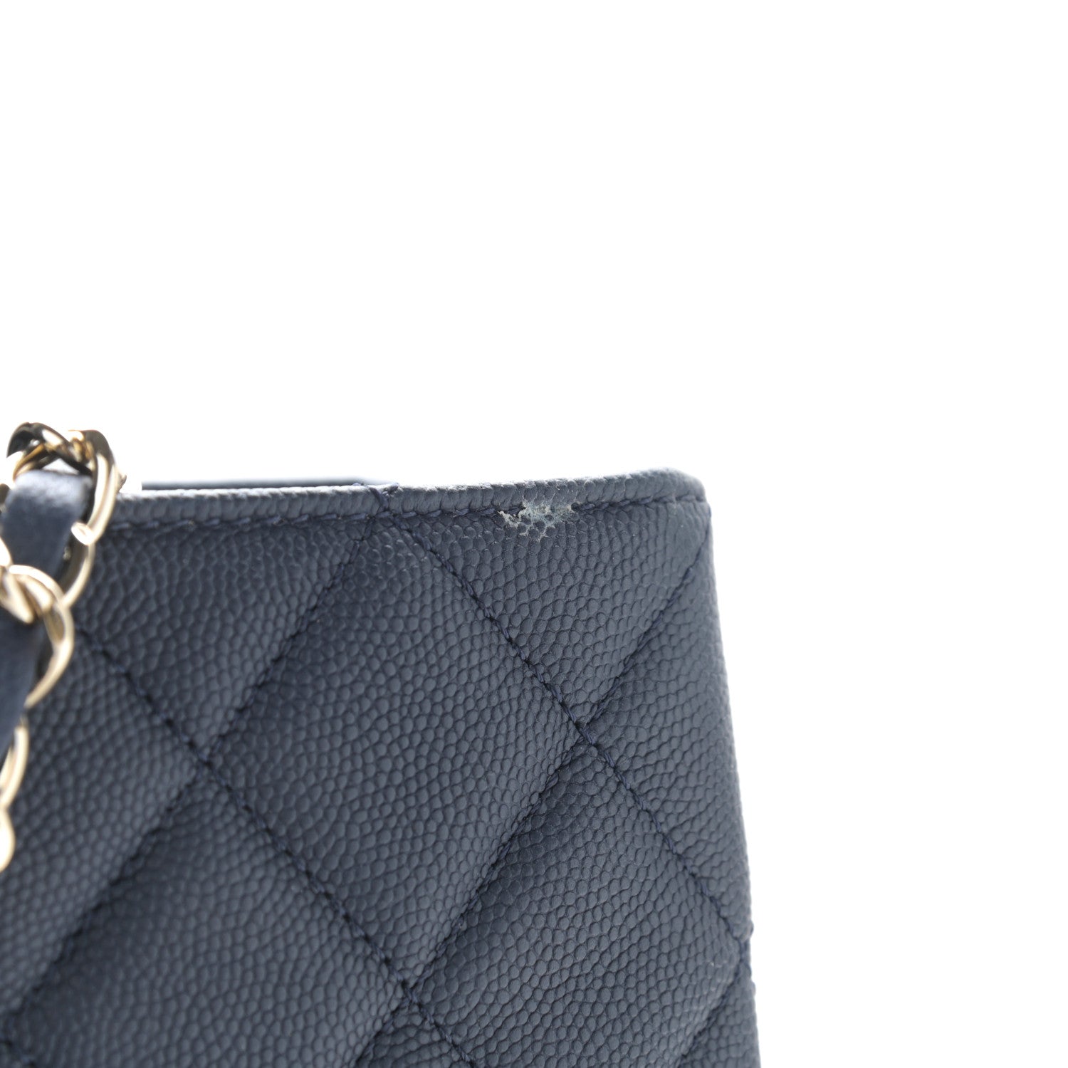 Chanel Caviar Quilted Large Business Affinity Shopping Bag Navy 12 of 14