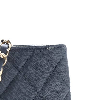 Chanel Caviar Quilted Large Business Affinity Shopping Bag Navy 12 of 14