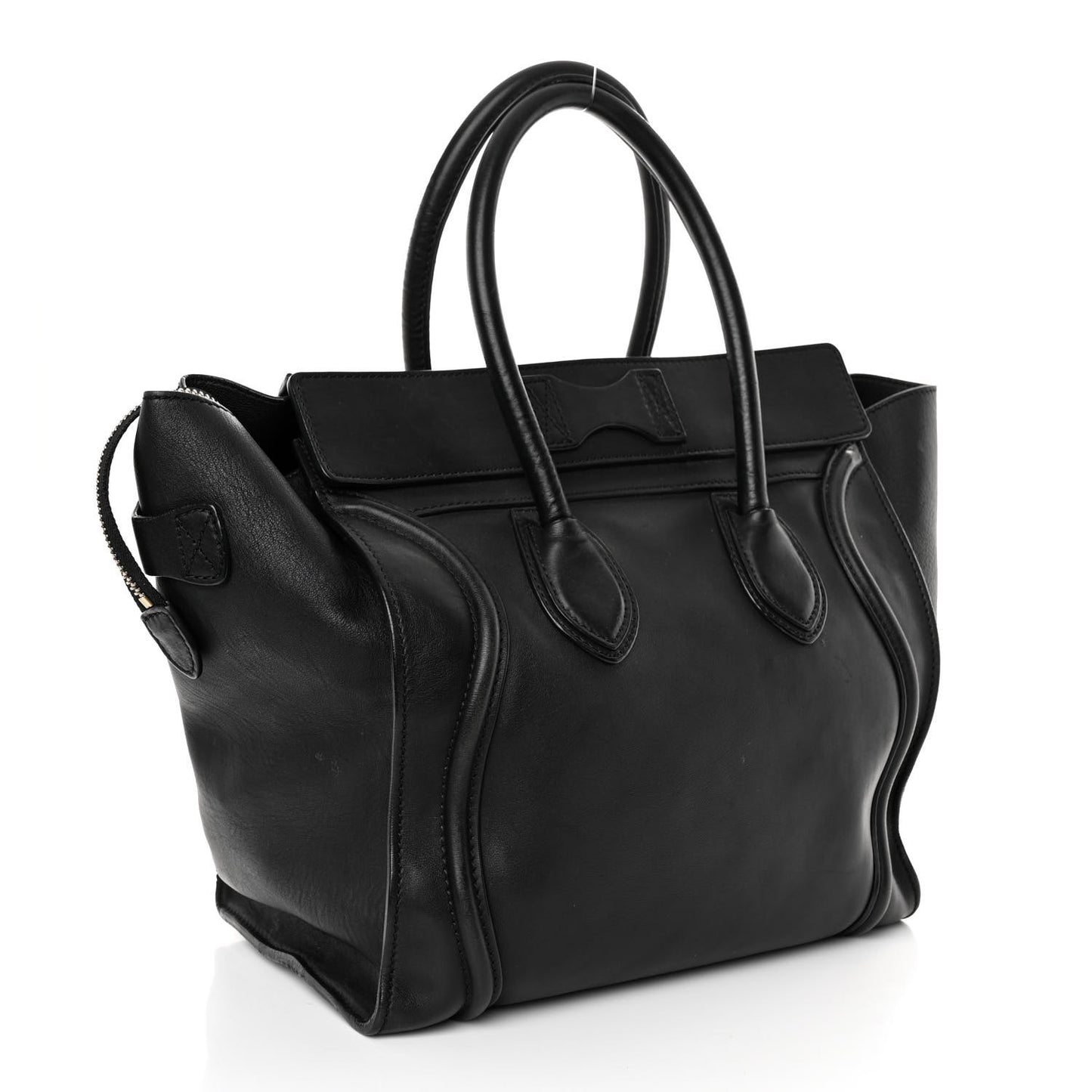 Smooth Calfskin Mini Luggage Black
