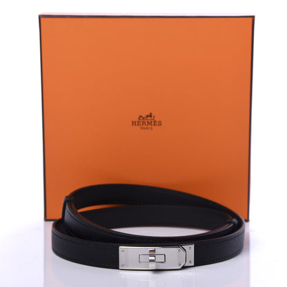 Hermes Epsom Kelly Belt Black 5 of 5