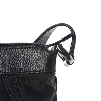 Gucci Nylon Monogram Small D Silver Ring Messenger Black 10 of 17
