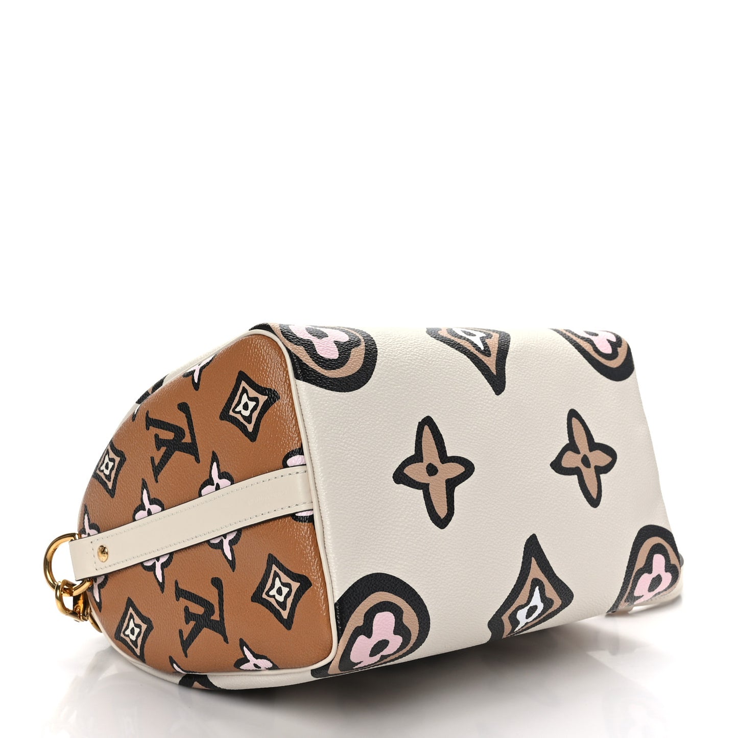 Monogram Giant Wild At Heart Speedy Bandouliere 25 Creme