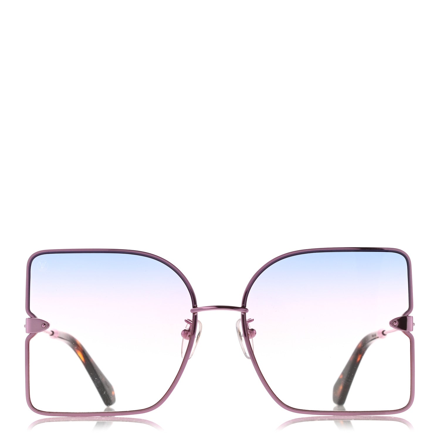 Louis Vuitton Metal Le Magnifique Sunglasses Z1309E Pink 2 of 8
