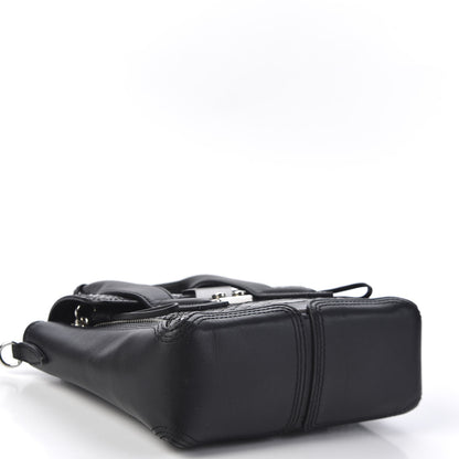3.1 Phillip Lim 3.1 Python Calfskin Embossed Mini Pashli Satchel Black Nude 3 of 9