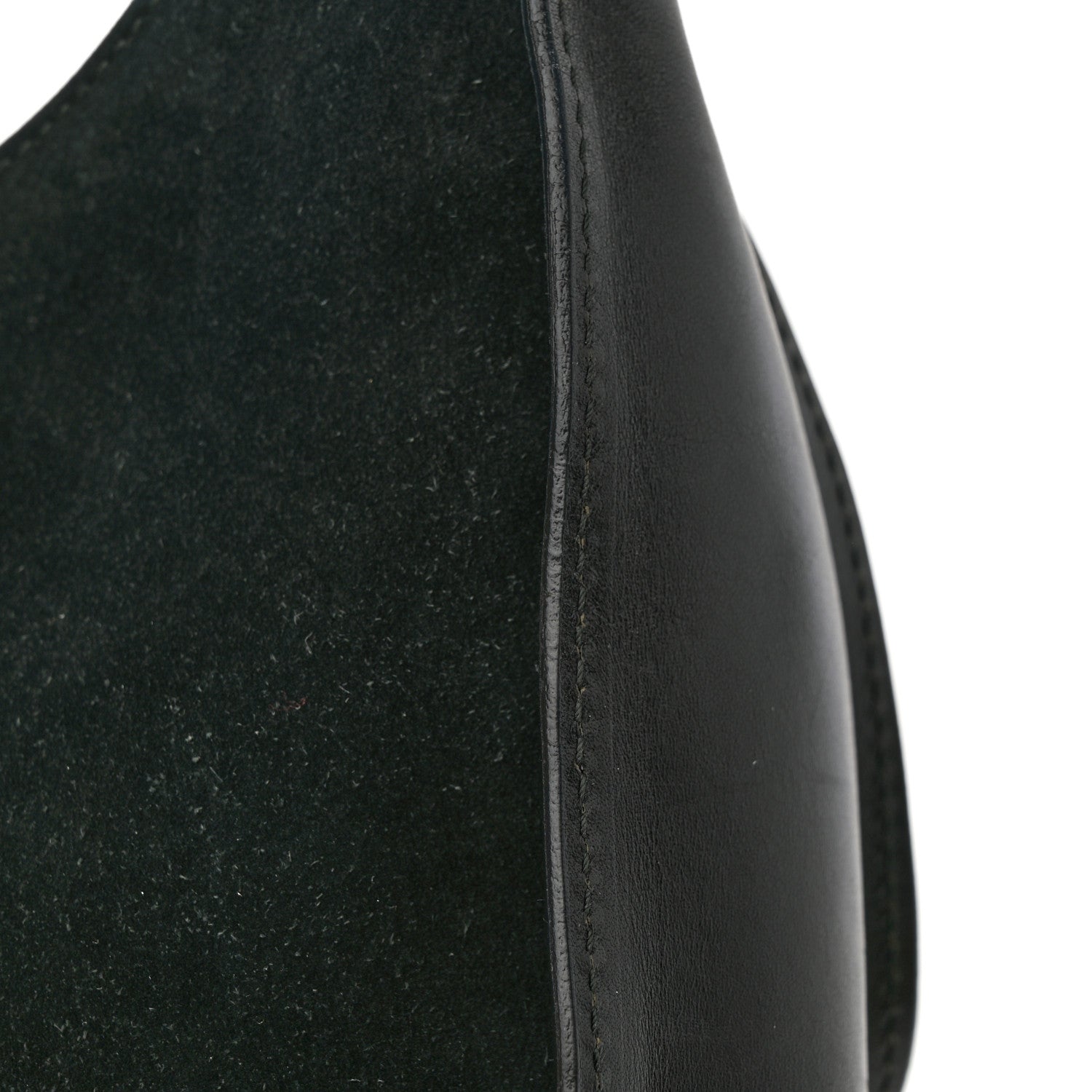 Gucci Suede Logo Hobo Bag Black 13 of 16