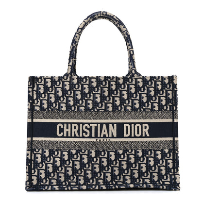 Christian Dior Oblique Medium Book Tote Blue Multicolor 1 of 10