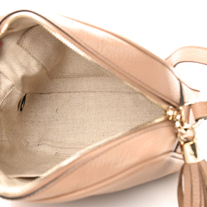 Gucci Pebbled Calfskin Small Soho Disco Bag Camelia 5 of 12