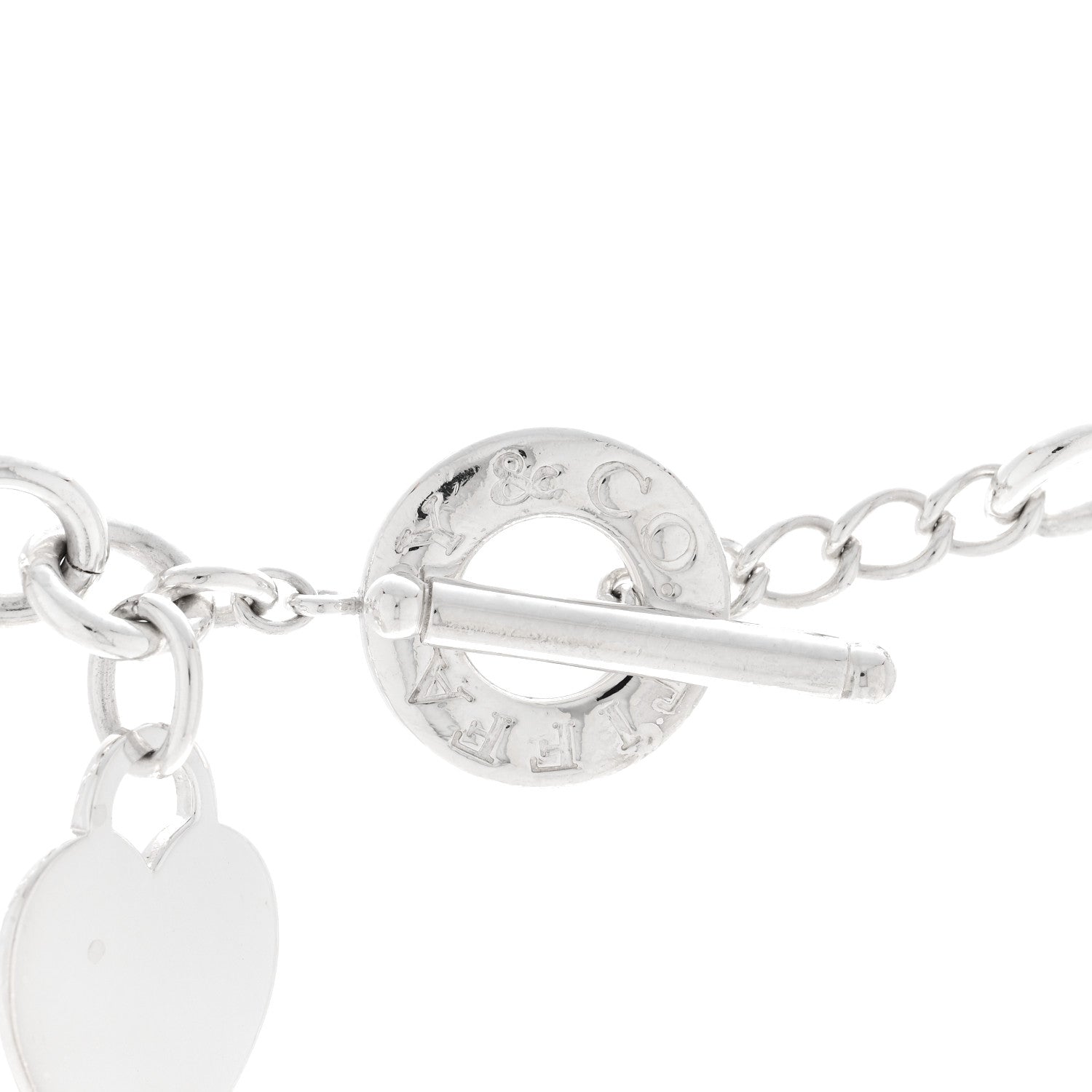 Tiffany Sterling Silver Heart Tag Toggle Necklace 4 of 4