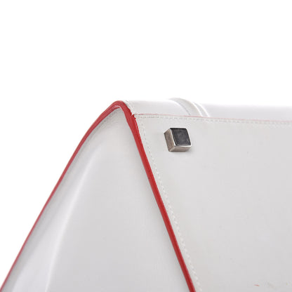 Celine Smooth Calfskin Medium Phantom Luggage White 8 of 26