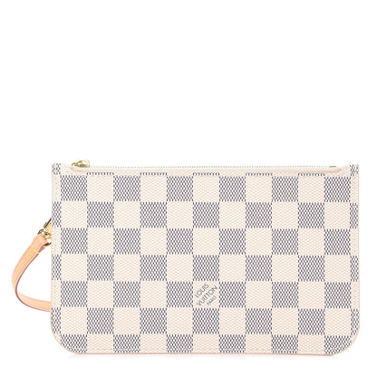 Louis Vuitton Damier Azur Neverfull PM Pochette 1 of 6
