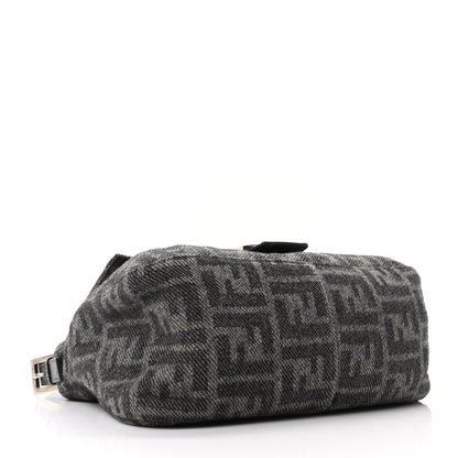 Fendi Wool Zucca Mama Baguette Grey 6 of 17