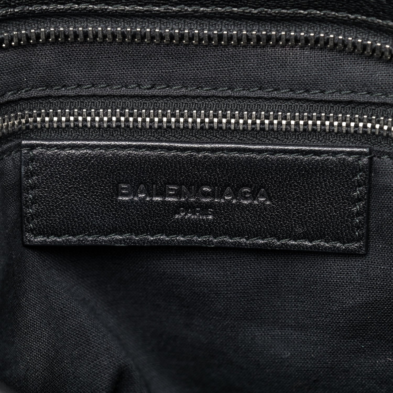 Balenciaga Chevre Silver Metallic Edge Hardware City Black 6 of 9
