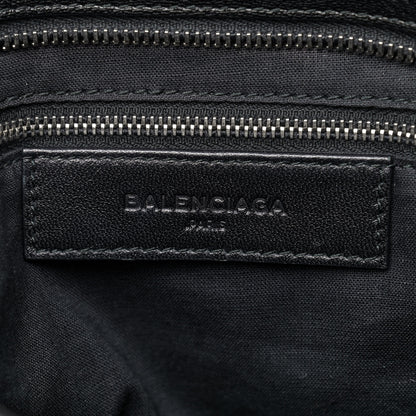 Balenciaga Chevre Silver Metallic Edge Hardware City Black 6 of 9