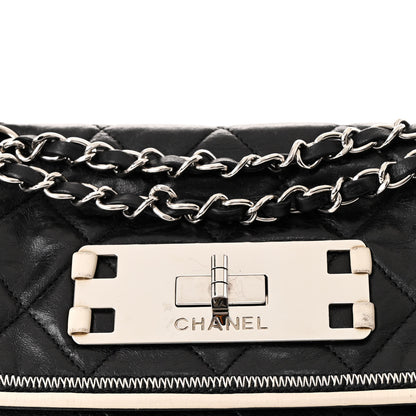 Chanel Lambskin East West Mademoiselle Flap Black 8 of 11