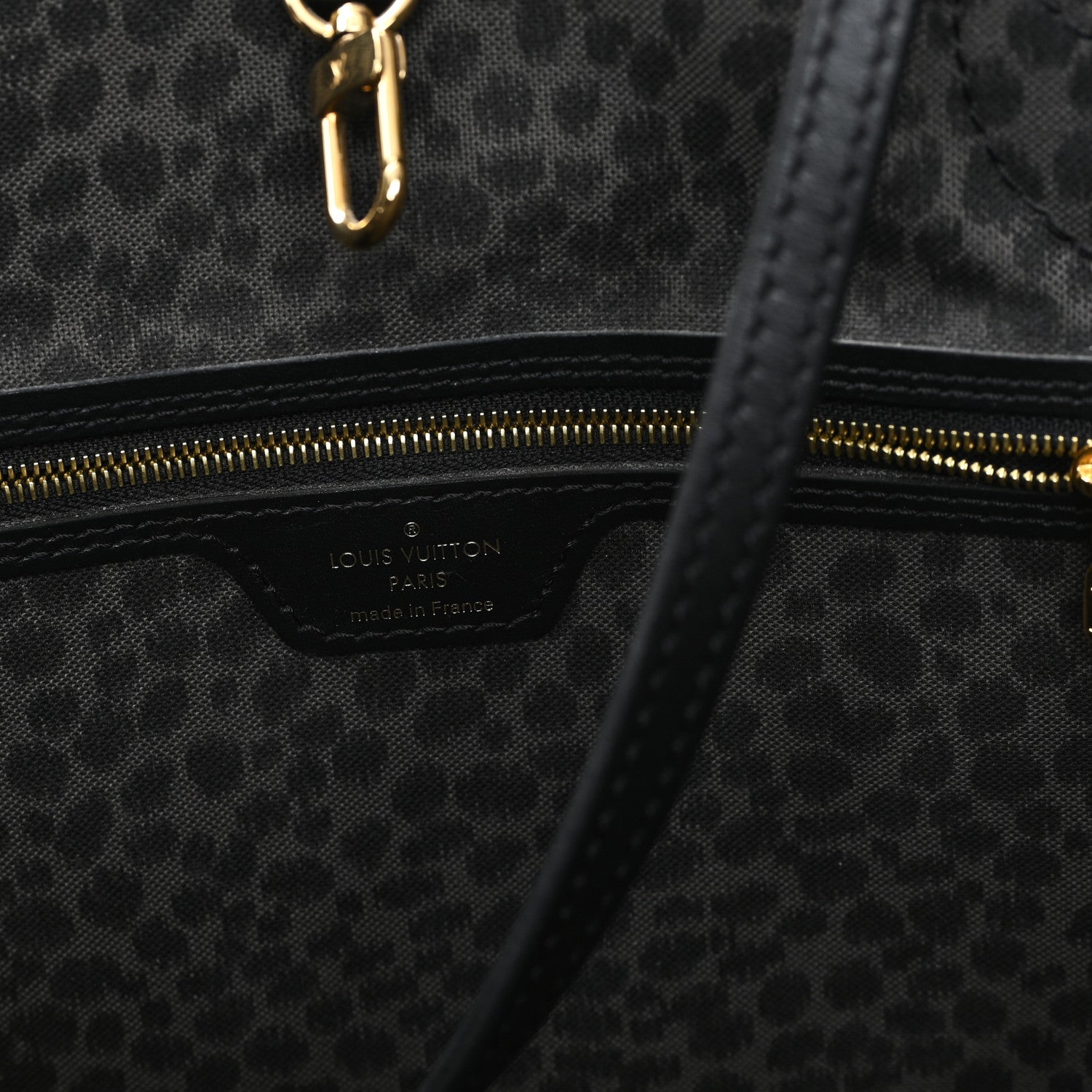 Louis Vuitton Monogram Giant Wild at Heart Neverfull MM Black 7 of 11