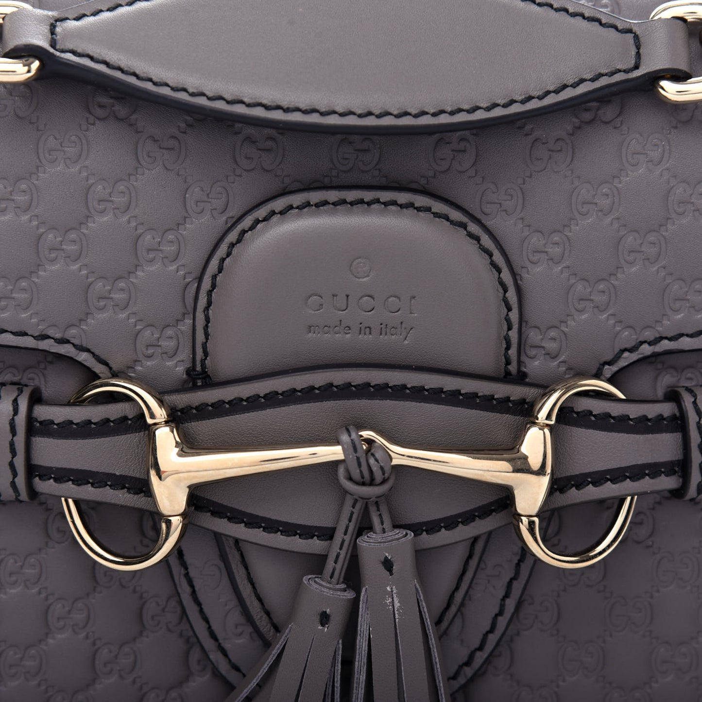 Soft Microguccissima Medium Emily Chain Shoulder Bag Loess